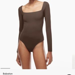 Aritzia square neck bodysuit